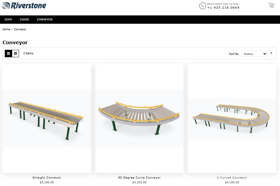 River Delta Conveyor