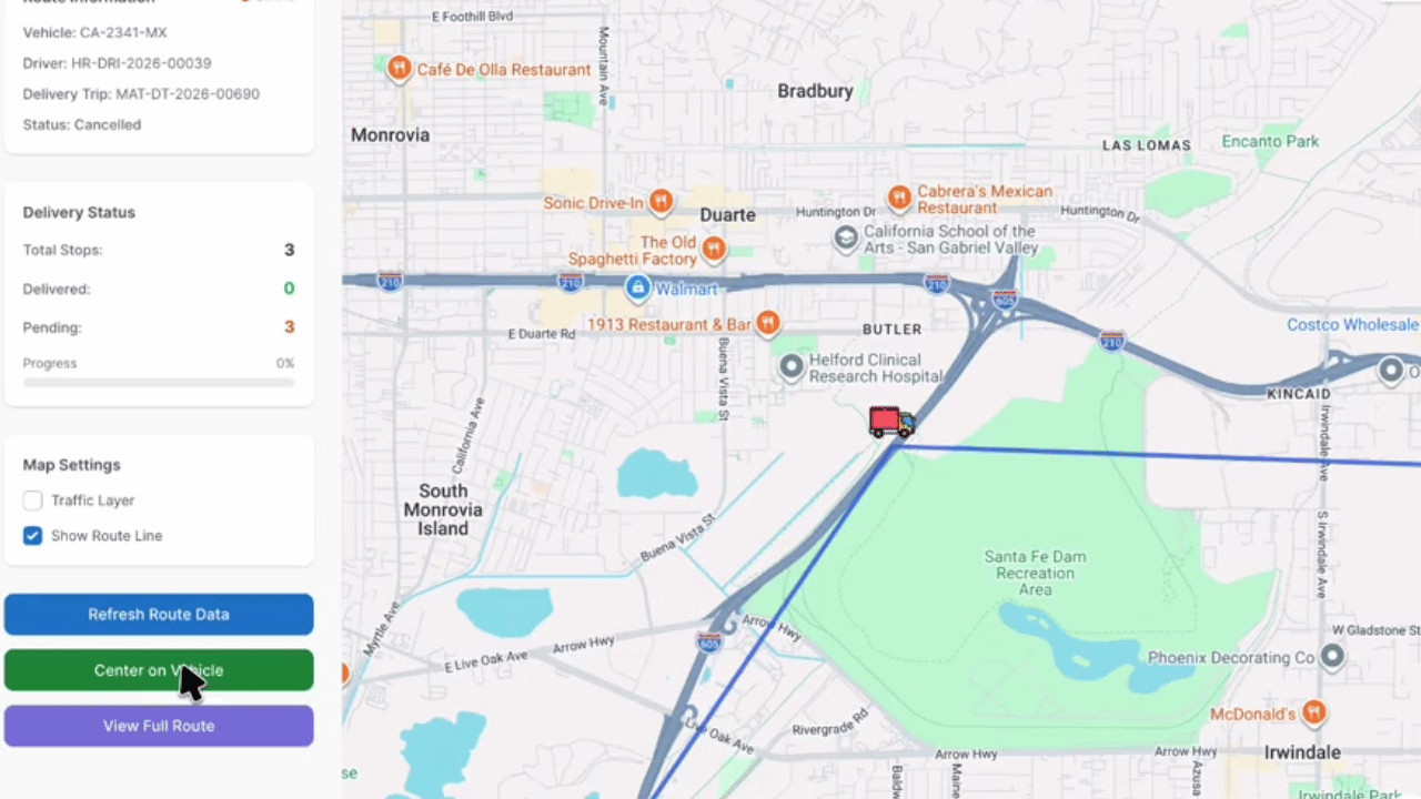 Transportation Management System